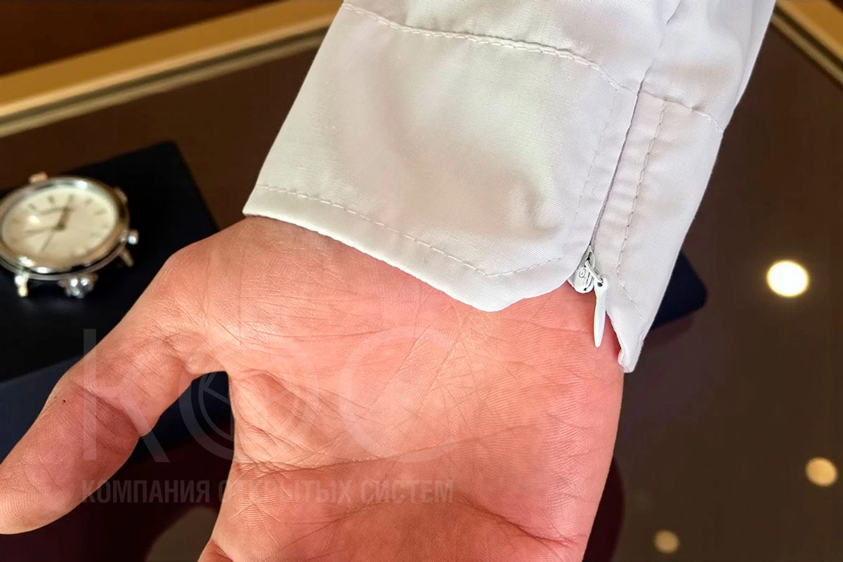 Адаптивная рубашка с длинным рукавом, мужская — фото 4