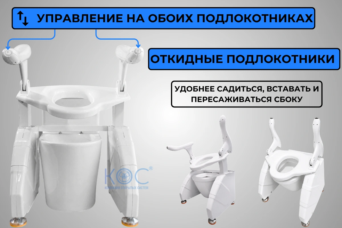 Подъемник для инвалидов, облегчающий пользование унитазом — фото 7