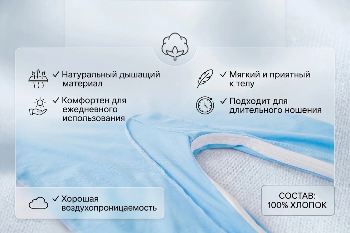 Адаптивный комбинезон с молнией в шаговом шве — фото 5