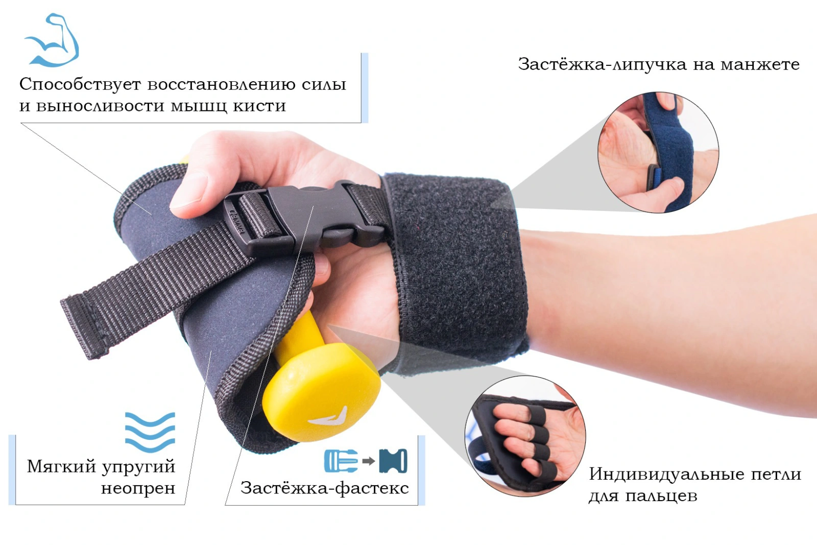 перчатка для рук после инсульта