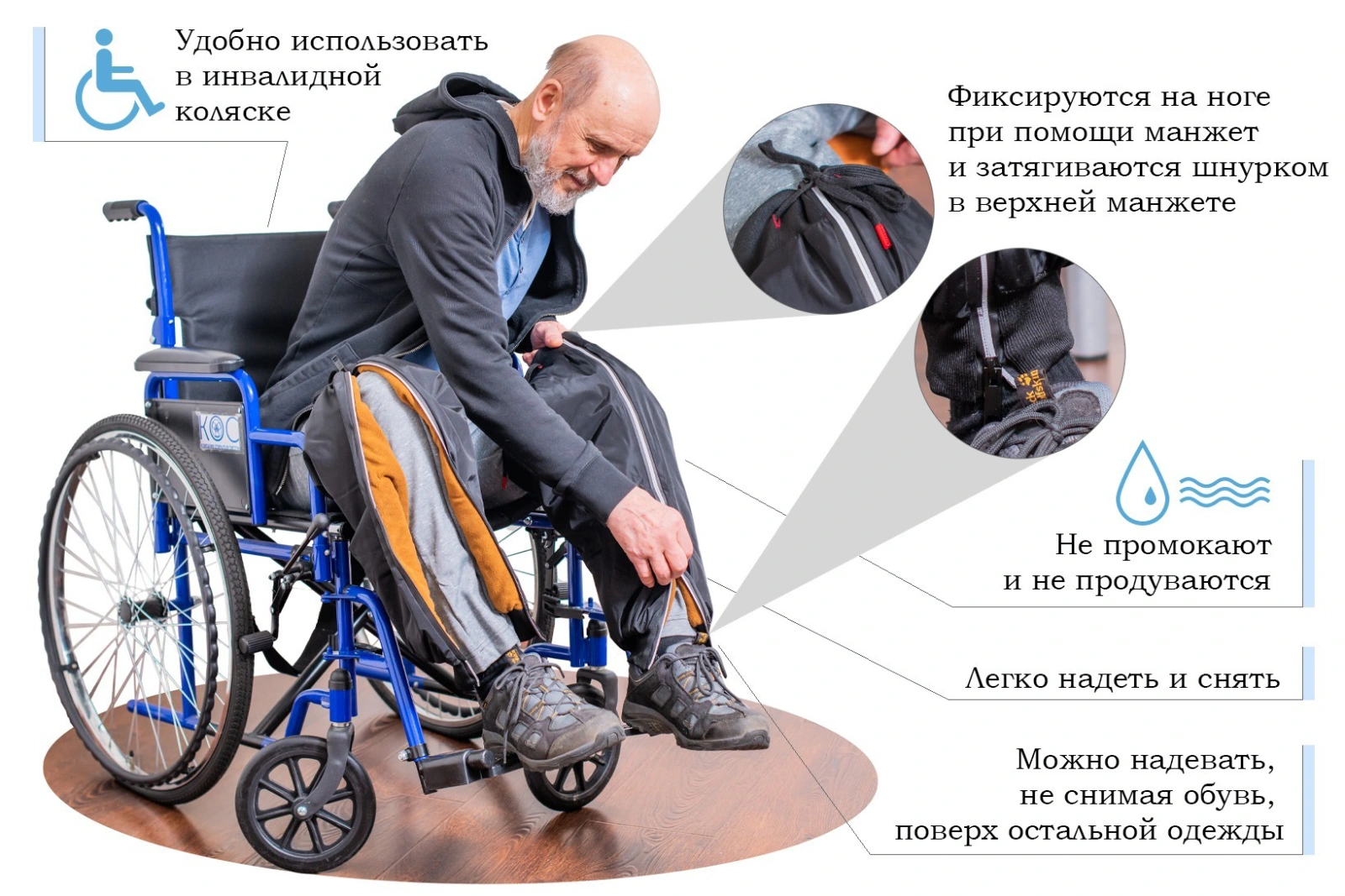 непромокаемые гетры