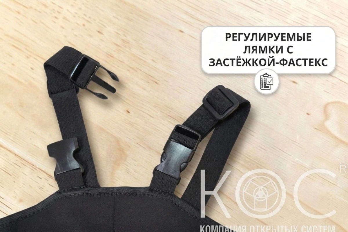 Полукомбинезон демисезонный для детей, софтшелл — фото 5