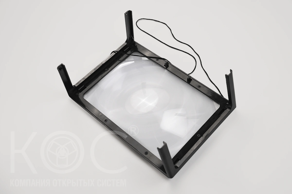 Большая прямоугольная лупа на ножках — фото 7