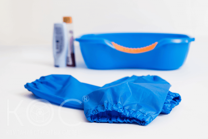 4 Защитные непромокаемые нарукавники, тканевые, 40 см