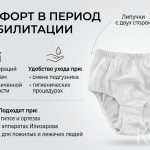 Адаптивные трусы на липучках, женские