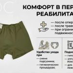 Адаптивные трусы на липучках, мужские