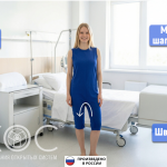 Адаптивное боди с молнией в шаговом шве