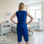 Адаптивное боди с молнией в шаговом шве